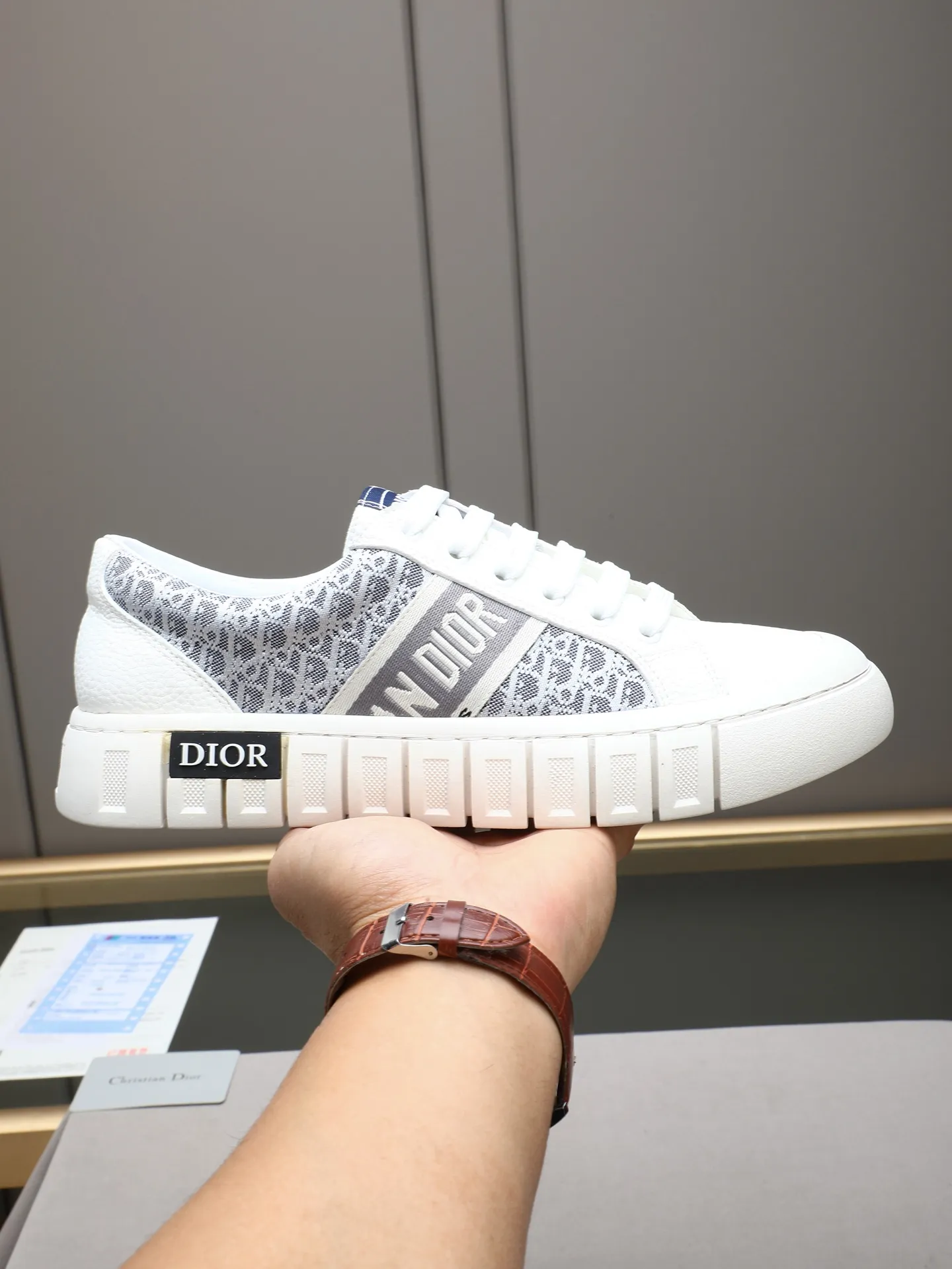 PP420 2025 latest Dior🆕The latest men's casual sports shoes, the upper is made of imported cowhide➕Dior special material! Breathable sheepskin. TPU ultra-soled, lightweight and wear-resistant! Size:38-44 (45 customized)